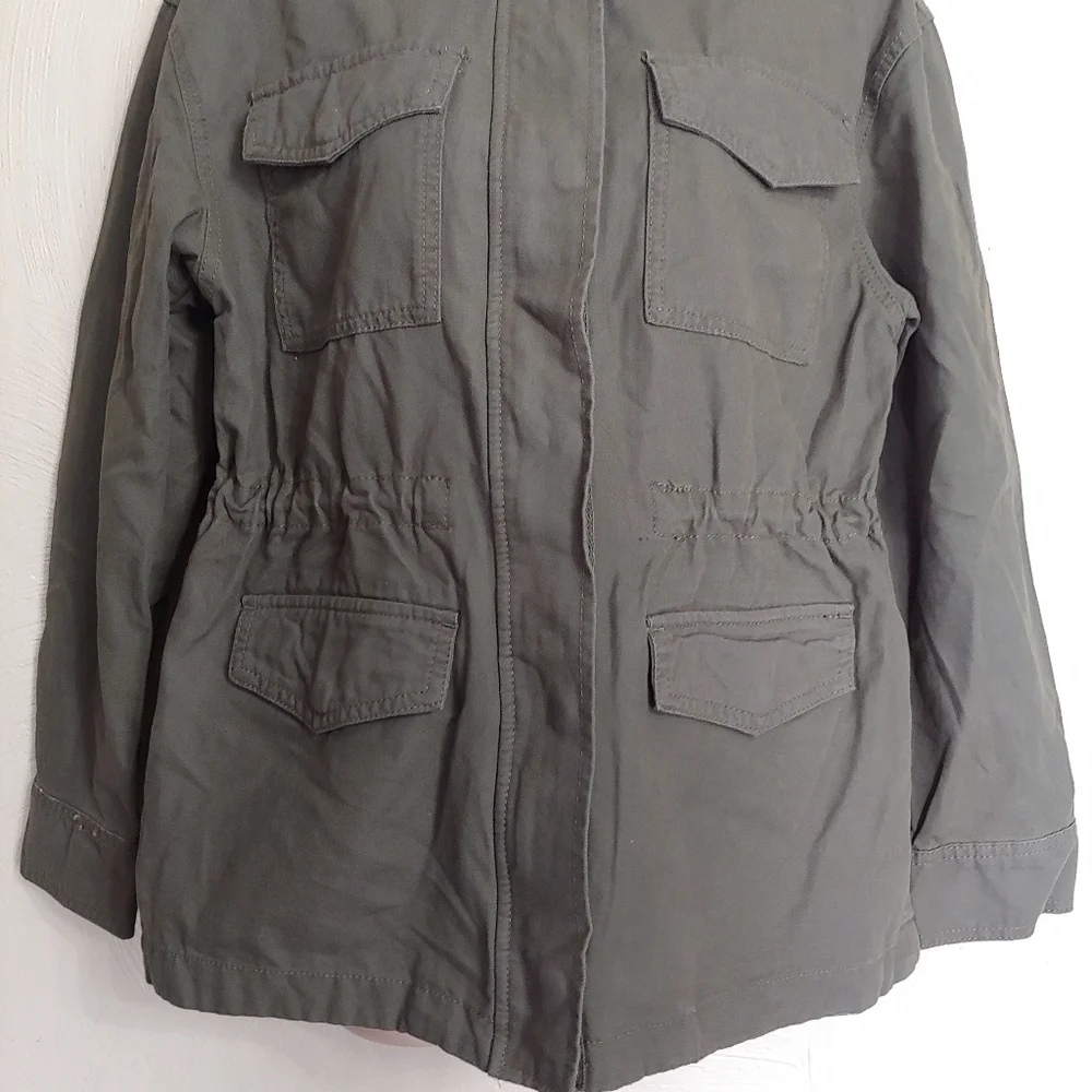 Universal Thread Olive Green Anorak Utility Jacket Size Women's XS Like NEW